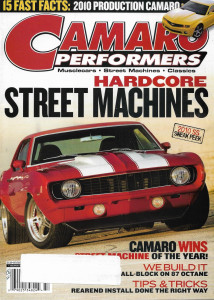 CAMARO PERFORMERS 2008 NOV - '10 PRODUCTION CAMARO, REAEND INSTALL, '69 COPO